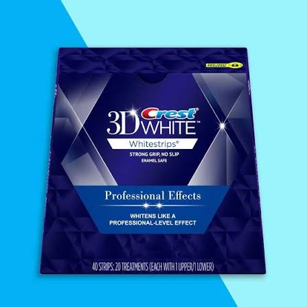 Crest 3D Whitestrips professional whitening